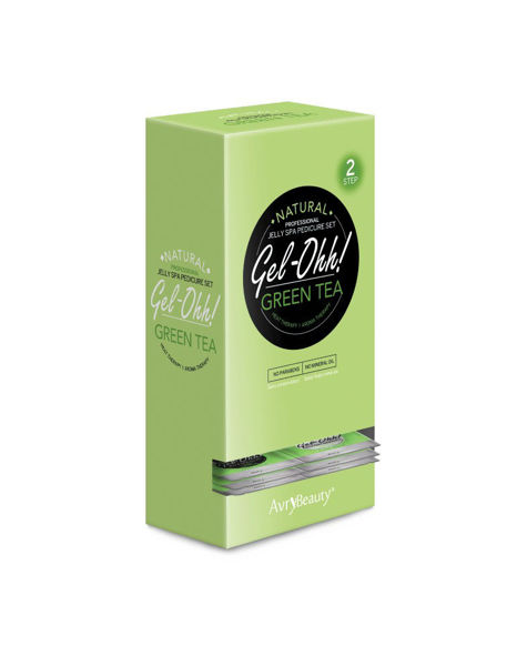 Box. Gel-Ohh Jelly Spa Pedi Bath - Green Tea