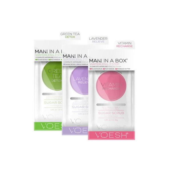 24 x Mani in a Box Waterless, 3 step. Rabat 10%