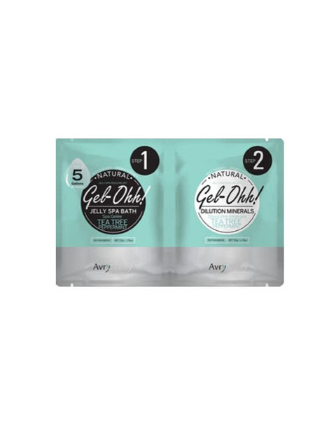 1 stk. Gel-Ohh Jelly Spa Bath. Tea Tree + Pep.mint