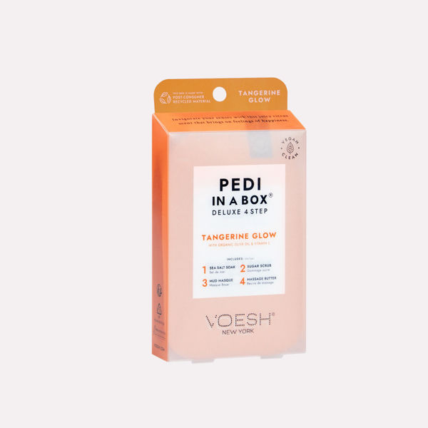 Pedi in a Box Deluxe. Tangerine (4 Step)